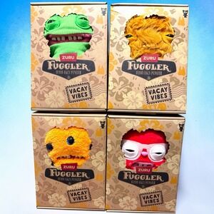 FUGGLER Vacay Vibes Lot Of 4. Munch Munch, Reek-O, SMILEY O'RILEY, RABID RABBIT
